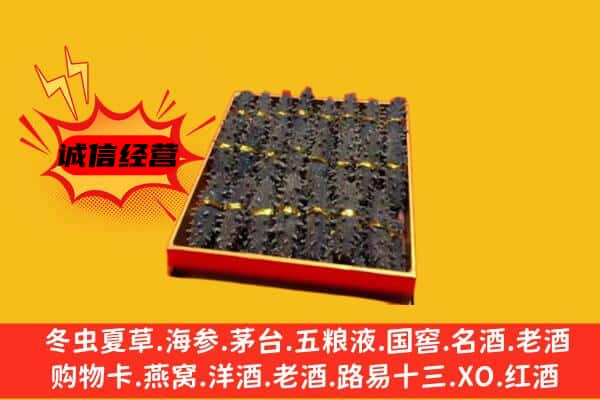 新乡市回收海参